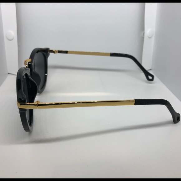 3/$30 Fashion Round Black Sunglasses - Picture 3 of 5